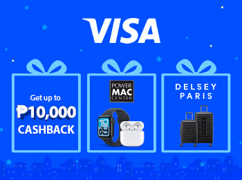 RCBC credit card promo: Welcome Gift: Delsey Luggage, Power Mac Center eGC or Cashback for New RCBC Visa Cards